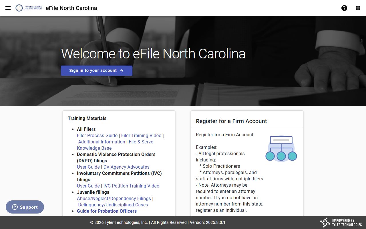 Cumberland County court records eCourts File and Serve electronic filing portal