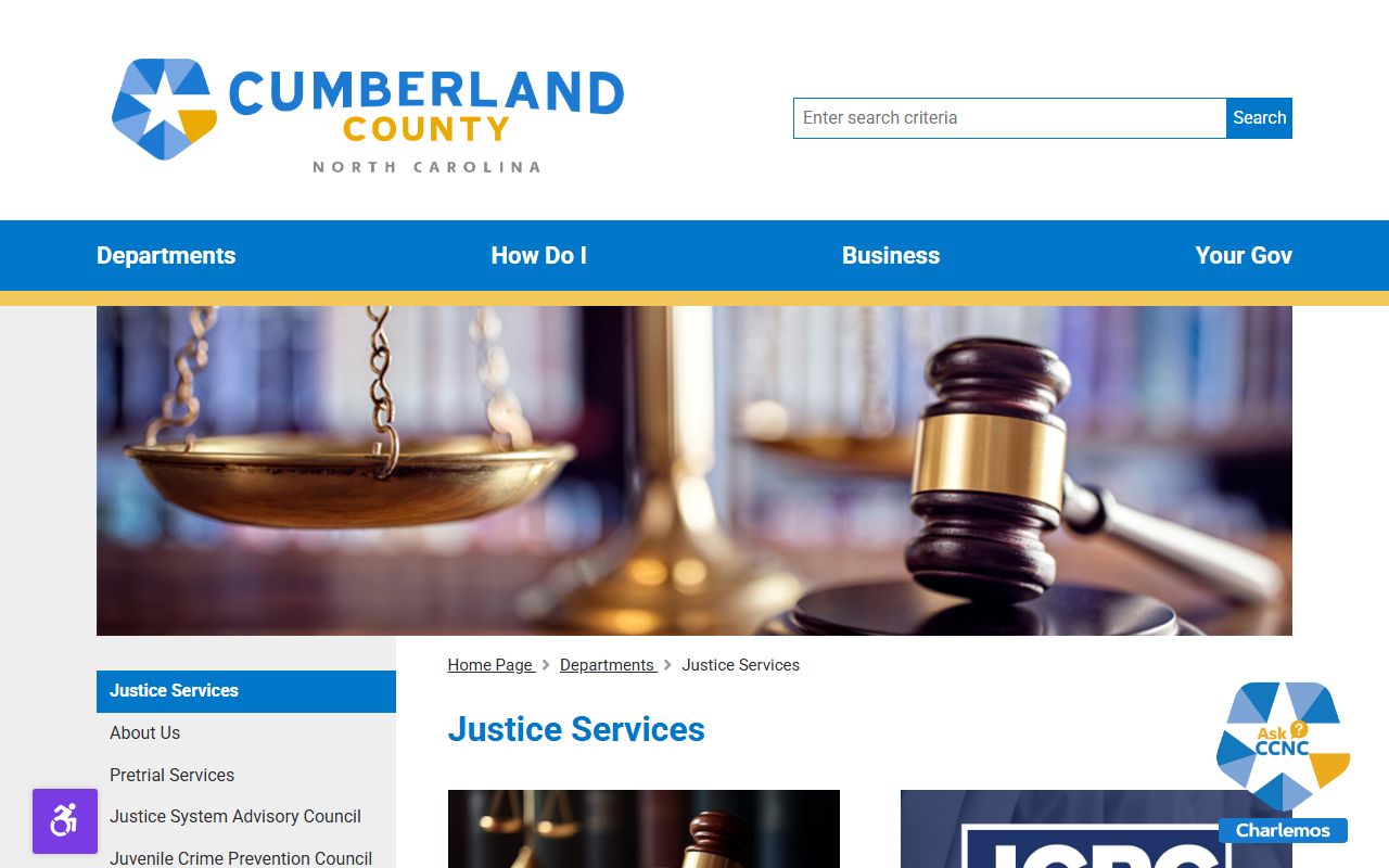 Cumberland County Superior Court Adult Drug Treatment Court specialty court page