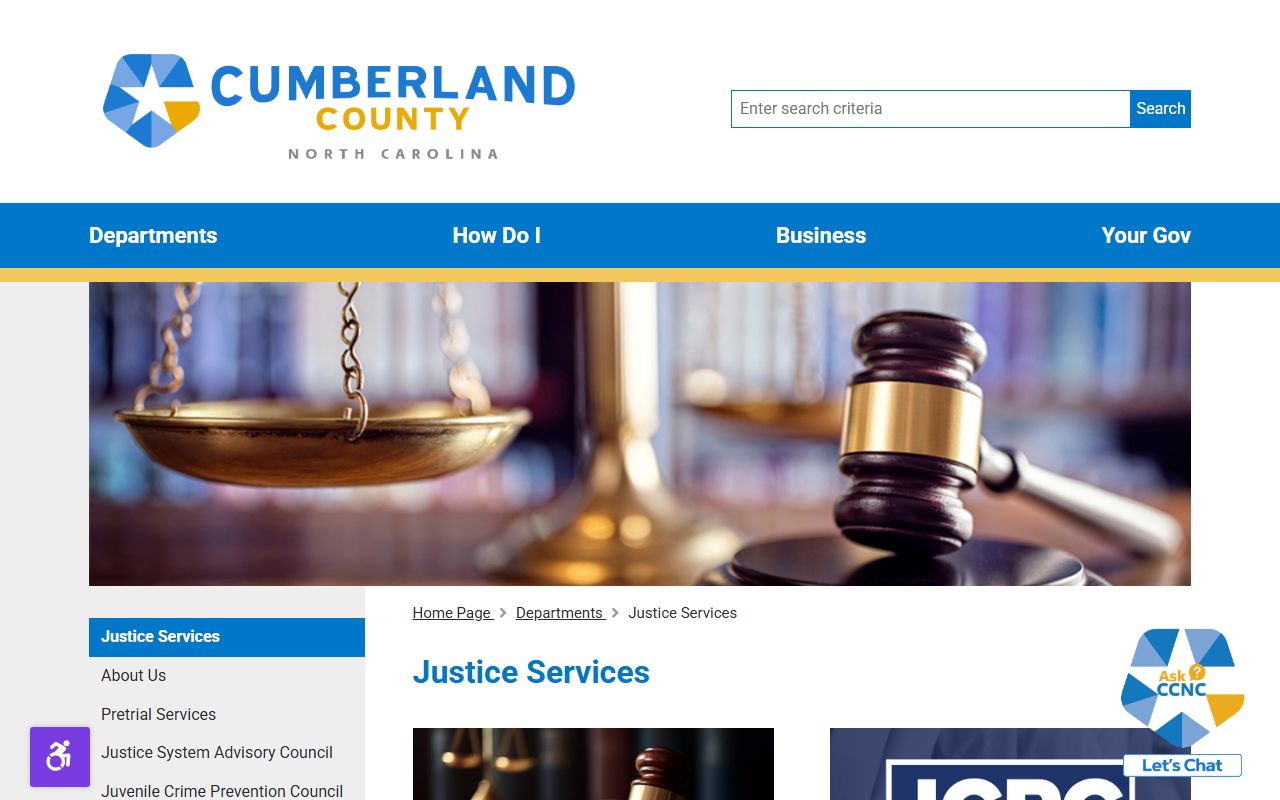 Cumberland County Superior Court Family Opioid Court specialty program page
